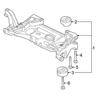 Audi OE - Front Suspension - Suspension Mounting