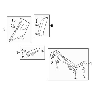 Audi OE - Quarter Panel - Interior Trim