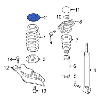 Audi OE - Rear Upper Coil Spring Insulator