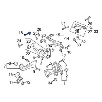 Audi OE - Lower Inner Suspension Control Arm Bolt