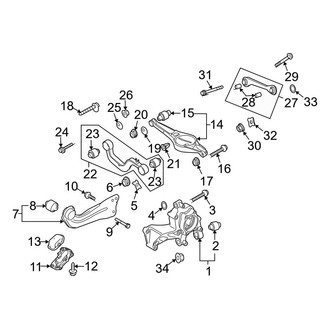 Audi OE - Rear Suspension - Suspension Components