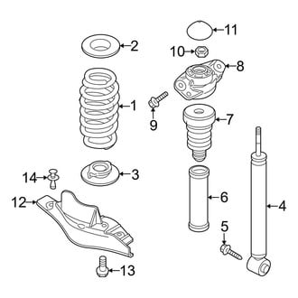 Audi OE - Rear Suspension - Shocks & Components