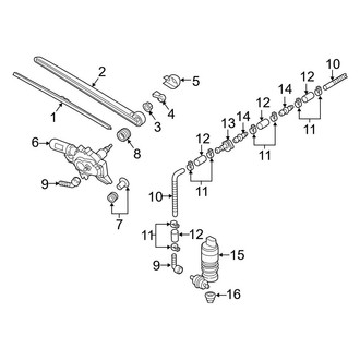 Audi OE - Lift Gate - Wiper & Washer Components