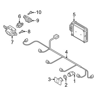 Audi OE - Front Bumper & Grille - Bumper & Components (W/O S-Line Electrical Components), (Premium / Premium Plus)