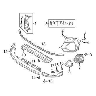 Audi OE - Front Bumper & Grille - Bumper & Components (Bumper Cover), (S-Line Premium / S-Line Premium Plus / S-Line Prestige)