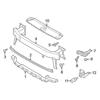 Audi OE - Front Bumper & Grille - Bumper & Components (Mount Components), (S-Line Premium / S-Line Premium Plus)