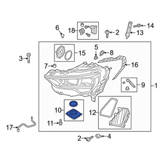 Audi OE - Front Headlight Control Module