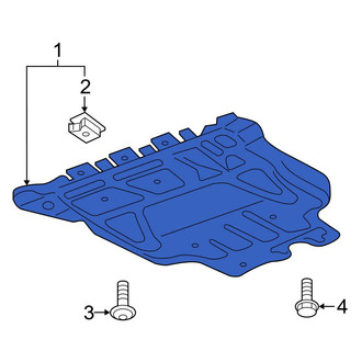 Audi OE - Front Radiator Support Splash Shield