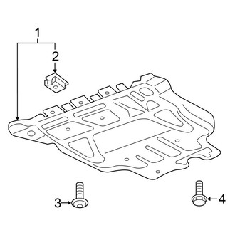 Audi OE - Radiator Support - Splash Shields