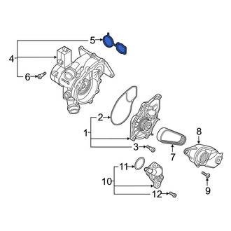 Audi OE - Engine Coolant Thermostat Housing Seal