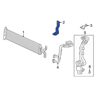 Audi OE - Automatic Transmission Oil Cooler Bracket