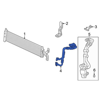 Audi OE - Automatic Transmission Oil Cooler Hose Assembly
