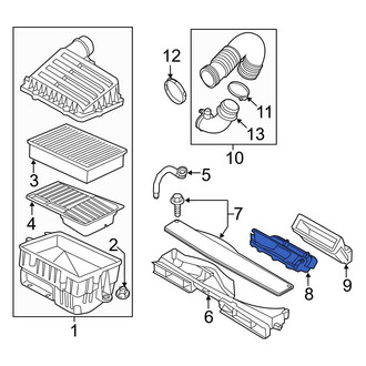 Audi OE - Engine Air Intake Hose