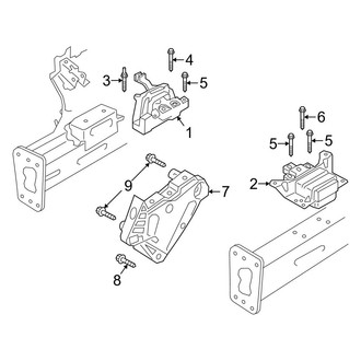 Audi OE - Engine / Transaxle - Engine & Transmission Mounting (Premium / Premium Plus)
