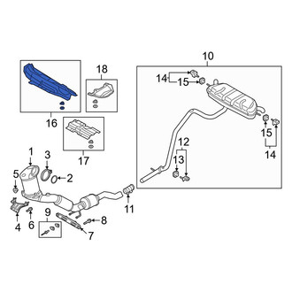 Audi OE - Front Floor Pan Heat Shield
