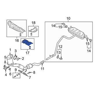 Audi OE - Center Floor Pan Heat Shield