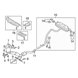 Audi OE - Exhaust System - Exhaust Components