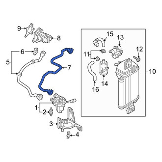 Audi OE - Secondary Air Injection Pump Hose