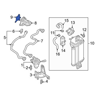 Audi OE - Secondary Air Injection Control Valve Gasket