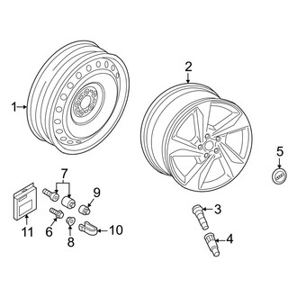 Audi OE - Wheels (18"), (Premium / Premium Plus / S-Line Premium / S-Line Premium Plus)