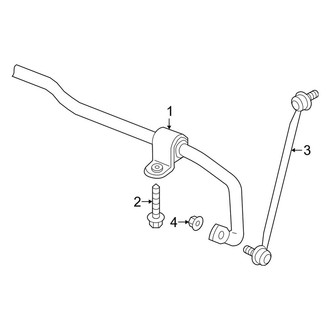 Audi OE - Front Suspension - Stabilizer Bar & Components