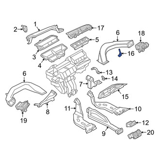 Audi OE - HVAC Duct Air Temperature Sensor