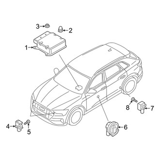 Audi OE - Restraint Systems - Air Bag Components (Modules & Sensors)