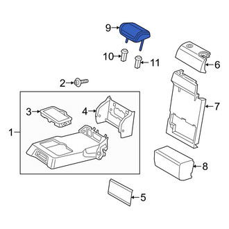 Audi OE - Front Left Headrest