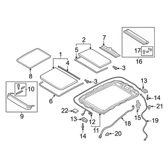 Audi OE - Roof - Sunroof