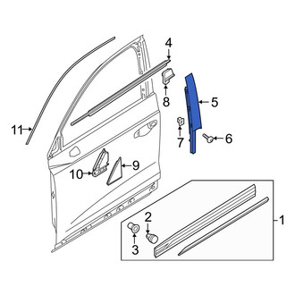 Audi OE - Front Left Door Applique