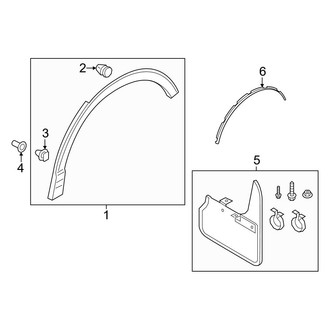 Audi OE - Quarter Panel - Exterior Trim