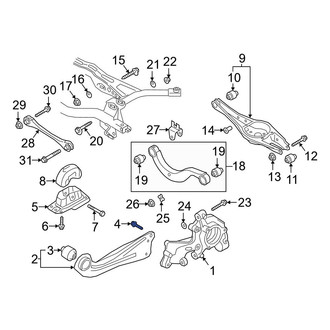 Audi OE - Suspension Trailing Arm Bolt