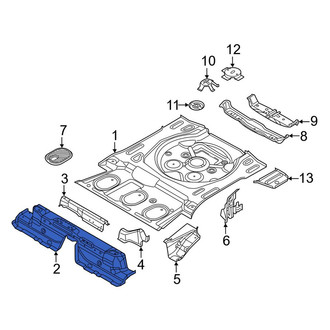 Audi OE - Front Floor Pan Reinforcement