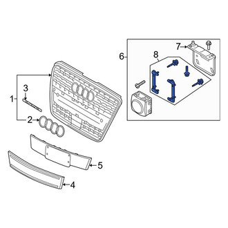 Audi OE - Cruise Control Distance Sensor Hardware Kit