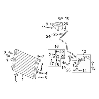 Audi OE - Cooling - Radiator & Components (3.6L)