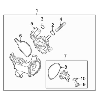 Audi OE - Cooling - Water Pump (4.2L)