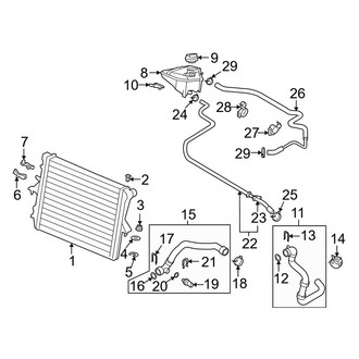 Audi OE - Cooling - Radiator & Components (Main)