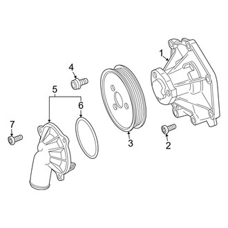 Audi OE - Cooling - Water Pump (Main), (TDI)