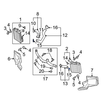 Audi OE - Lower Intercooler Tube Seal