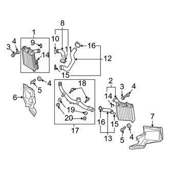 Audi OE - Cooling - Intercooler (3.0L)
