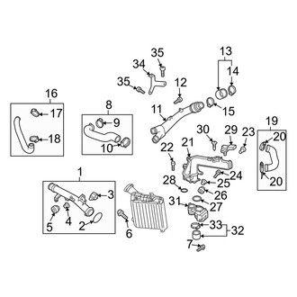 Audi OE - Cooling - Hoses & Pipes (3.0L)