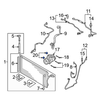 Audi OE - A/C Compressor Bolt Sleeve