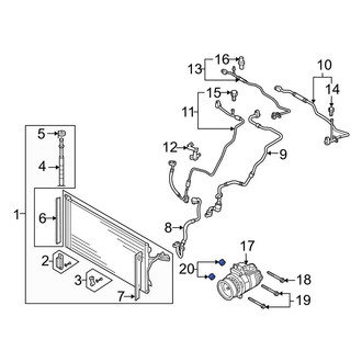 Audi OE - A/C Compressor Bolt Sleeve