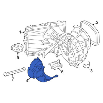 Audi OE - HVAC Blower Motor Assembly