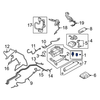 Audi OE - Air Suspension Compressor Hardware Kit