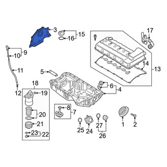 Audi OE - Lower Engine Timing Cover