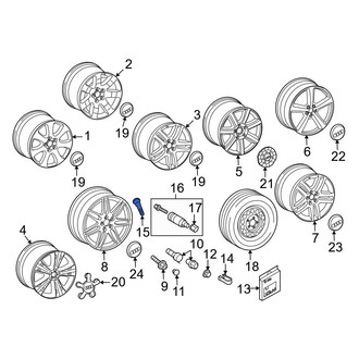 Audi OE - Tire Valve Stem