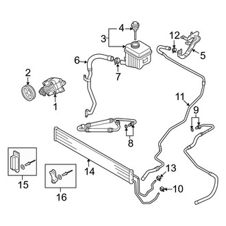 Audi OE - Steering Gear & Linkage - Pump & Hoses (4.2L)
