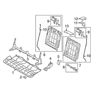 Audi OE - Seats & Tracks - Third Row Seats (Frame & Components)