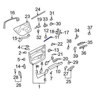 Audi OE - Front Left Door Panel Insert